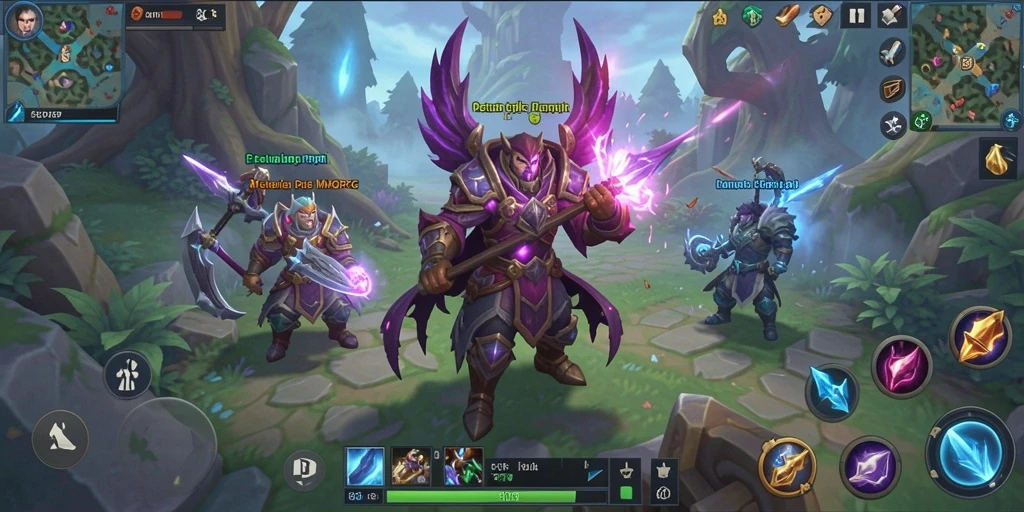 Gameplay seru dalam 6CF dengan pertarungan epik dan petualangan.