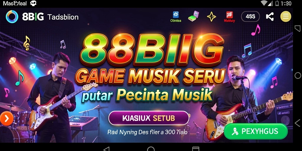 Gameplay seru 88BIG yang menyatu dengan musik.