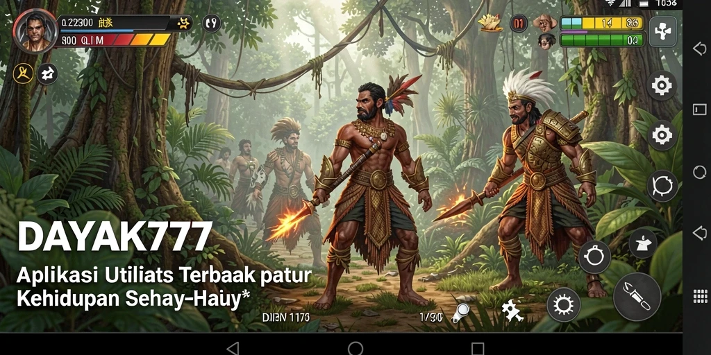 Tampilan antarmuka utama DAYAK777 yang ramah pengguna dan intuitif.
