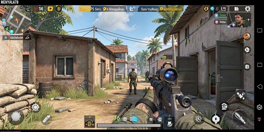 Screenshot gameplay MENYALA78 yang penuh aksi dan seru.