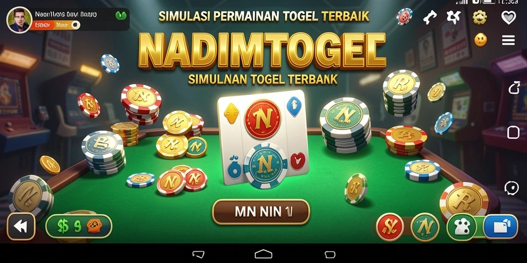 Screenshot gameplay NADIMTOGEL menampilkan interaksi yang menyenangkan.