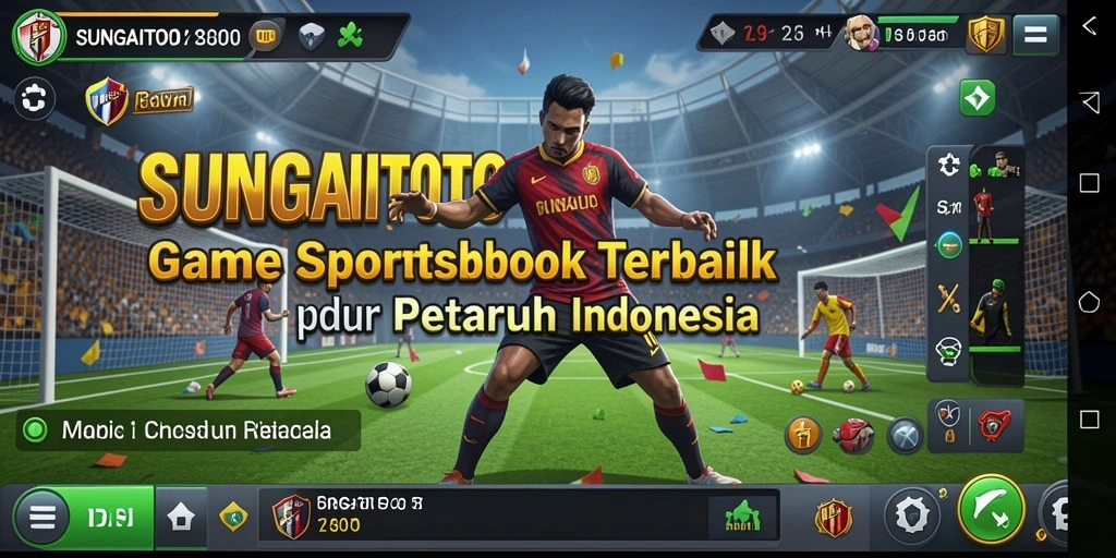 Tampilan gameplay menarik yang menghadirkan taruhan olahraga seru.