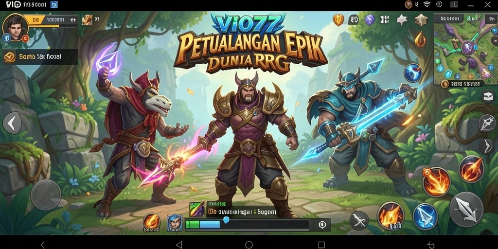 Tampilan gameplay menarik dari VIO77 yang penuh aksi.