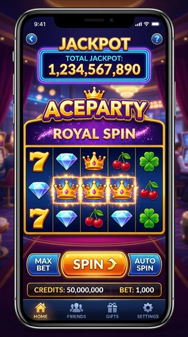 Screenshot antarmuka aceparty yang mudah digunakan.